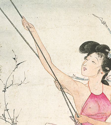 斗门-胡也佛的仕女画和最知名的金瓶梅秘戏图